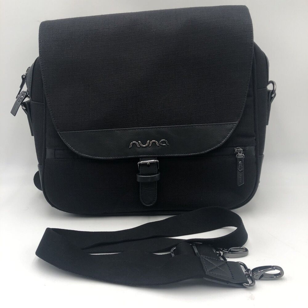 Nuna Unisex Black Diaper Bag Backpack EUC READ